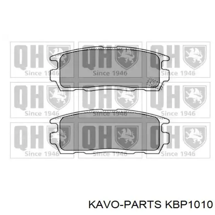 Купить KBP1010 Kavo Parts Колодки тормозные задние, дисковые