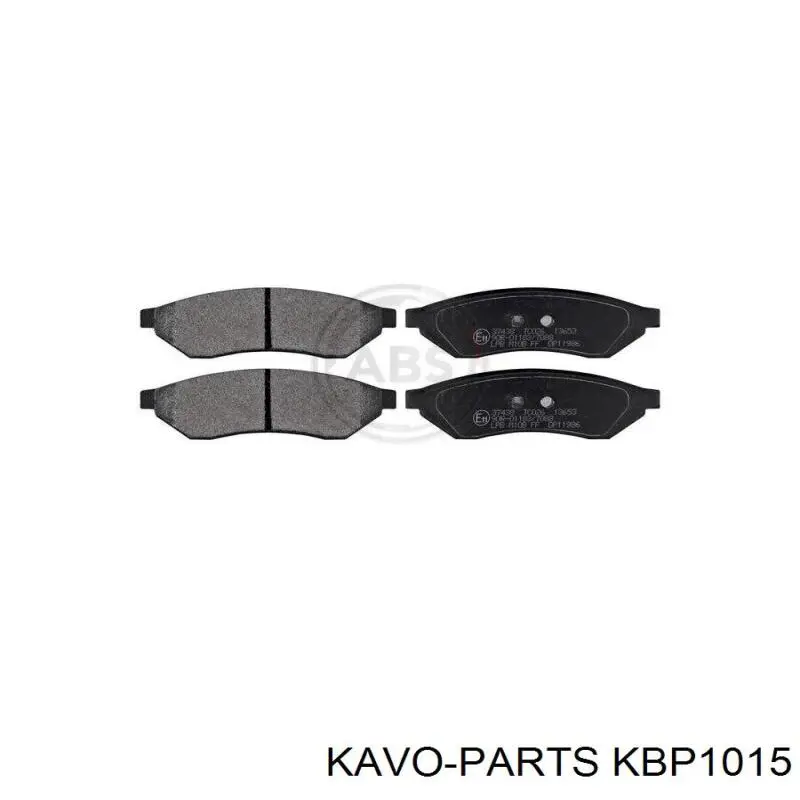 KBP1015 Kavo Parts Колодки тормозные дисковые комплект