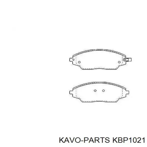 KBP-1021 Kavo Parts передние тормозные колодки