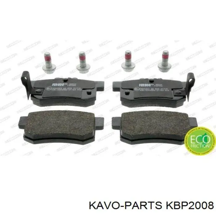 Колодки дисковые  Kavo Parts KBP2008 цена, от 14.13 USD