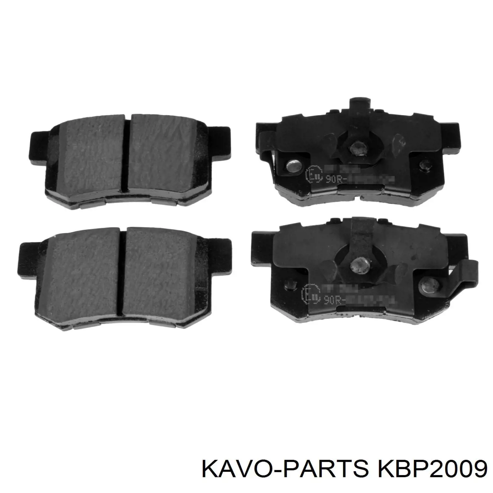 KBP2009 Kavo Parts Колодки тормозные дисковые комплект