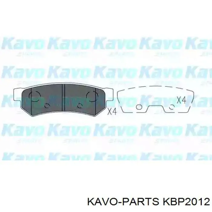 Колодки Kavo Parts KBP2012 цена, от 16.26 USD