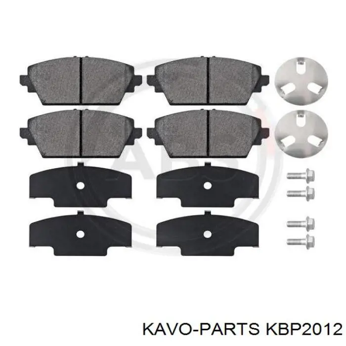 Передние тормозные колодки KBP2012 Kavo Parts