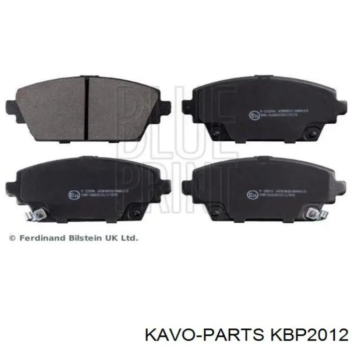 KBP2012 Kavo Parts Колодки передние