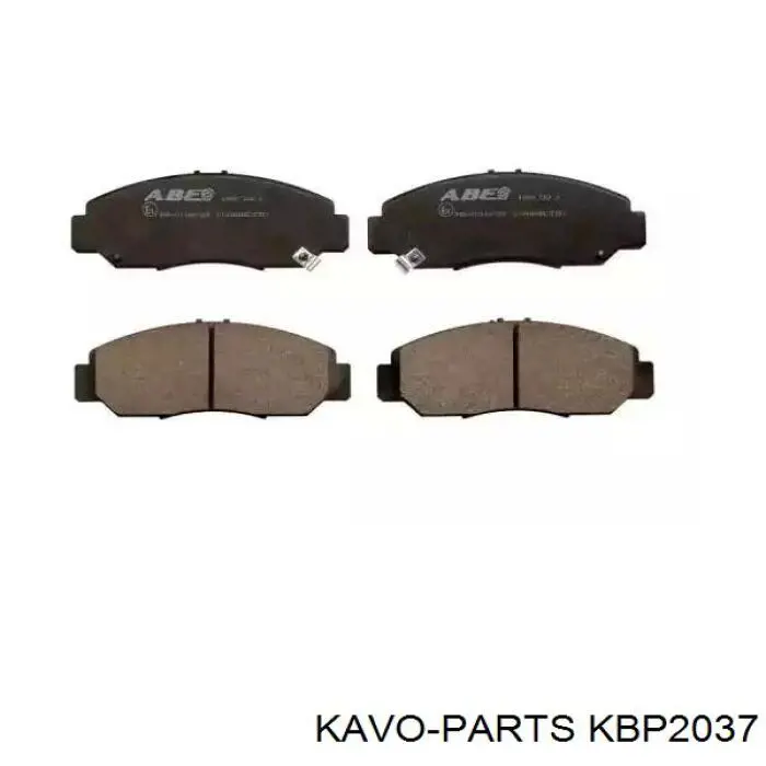 Передние тормозные колодки KBP2037 Kavo Parts