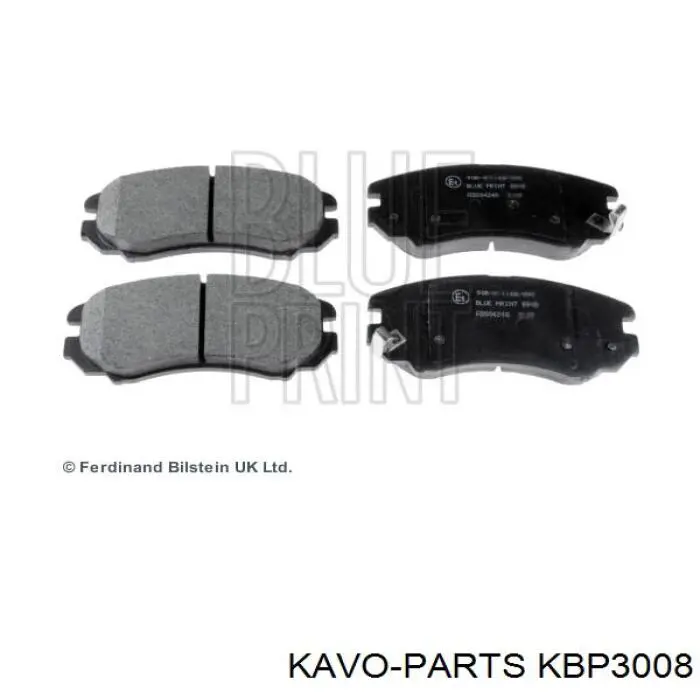 Колодки Kavo Parts KBP3008 цена, от 17.54 USD