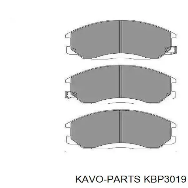 Передние тормозные колодки KBP3019 Kavo Parts