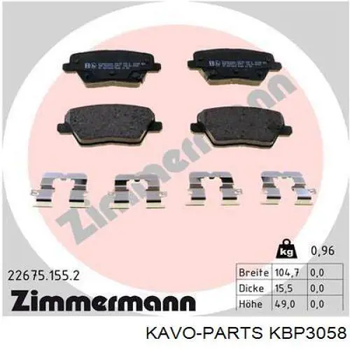 KBP3058 Kavo Parts