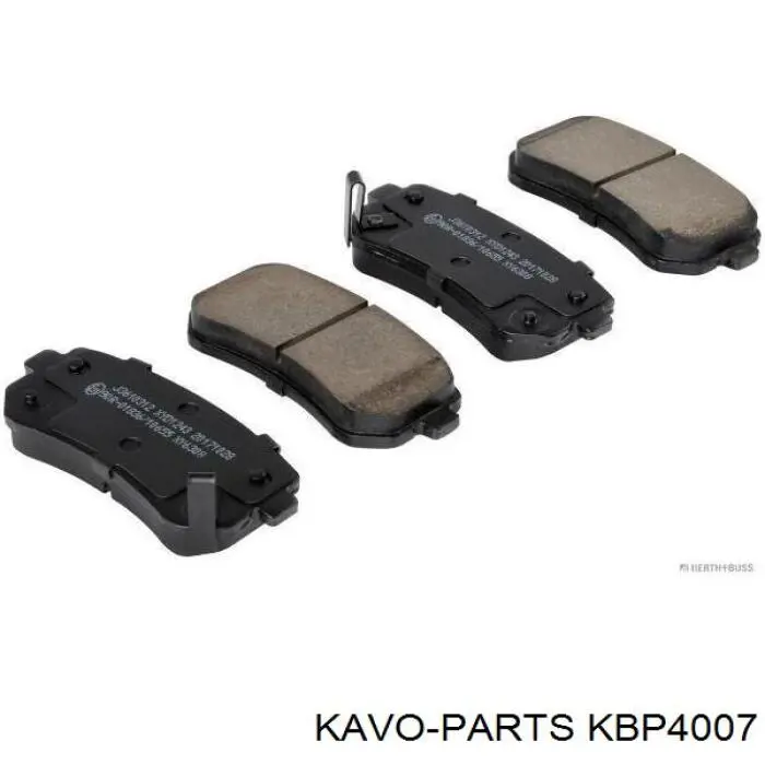 Задние дисковые колодки Kavo Parts KBP4007