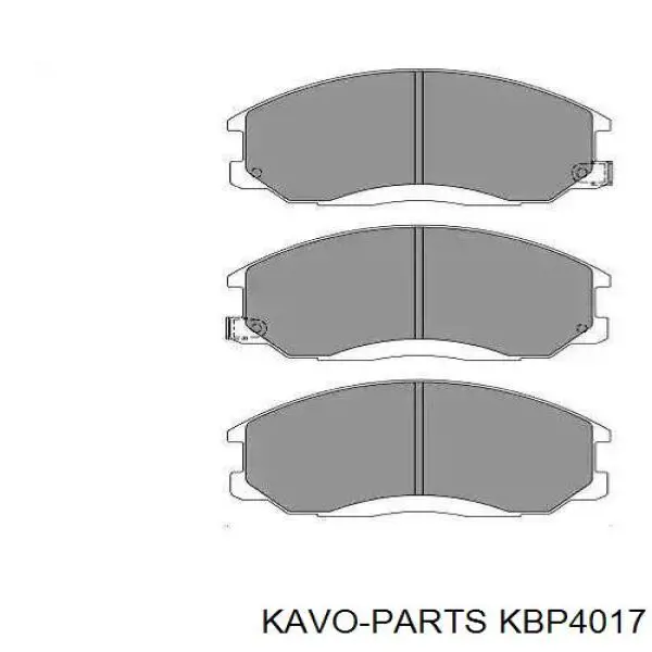 KBP4017 Kavo Parts Колодки тормозные дисковые комплект