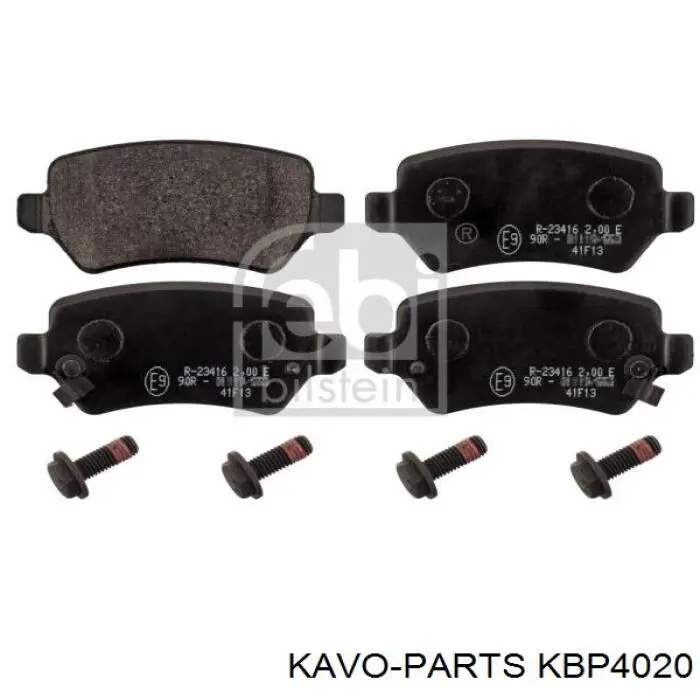 Колодки дисковые  Kavo Parts KBP4020 цена, от 14.77 USD