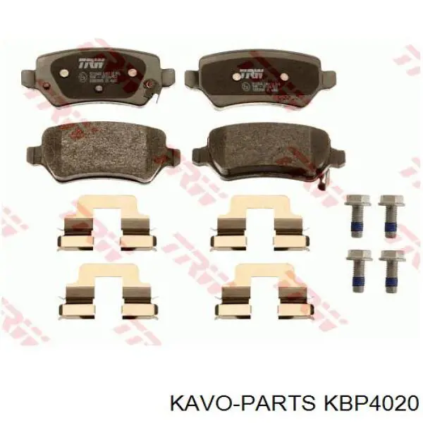 Задние дисковые колодки Kavo Parts KBP4020