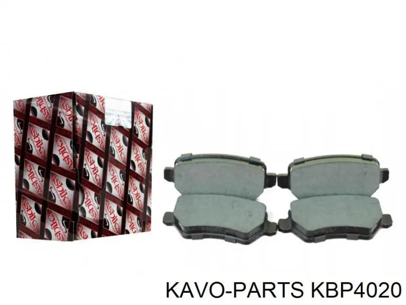 Задние тормозные колодки KBP4020 Kavo Parts