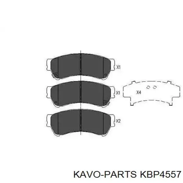 Передние тормозные колодки KBP4557 Kavo Parts