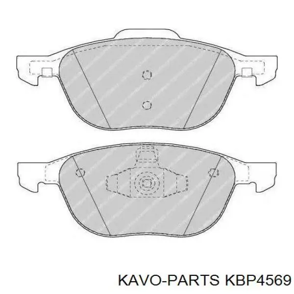 Купить KBP4569 Kavo Parts Колодки тормозные