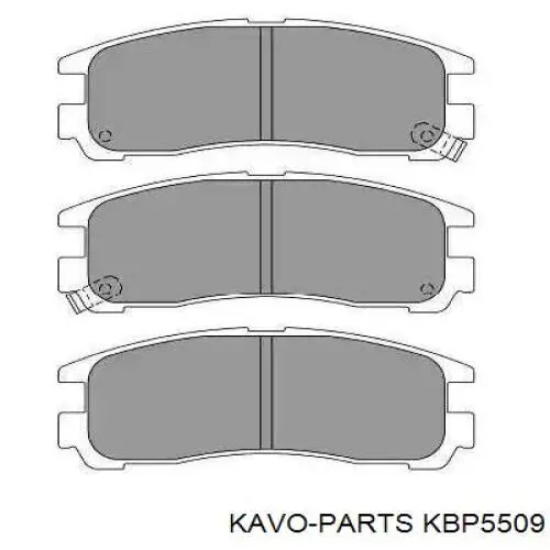 Колодки тормозные задние дисковые KAVO PARTS KBP5509