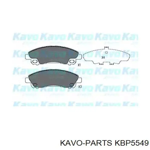 Передние тормозные колодки 5105513 Ashika