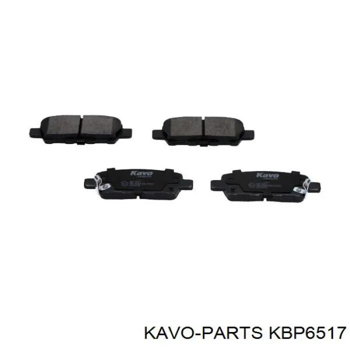 Задние дисковые колодки Kavo Parts KBP6517