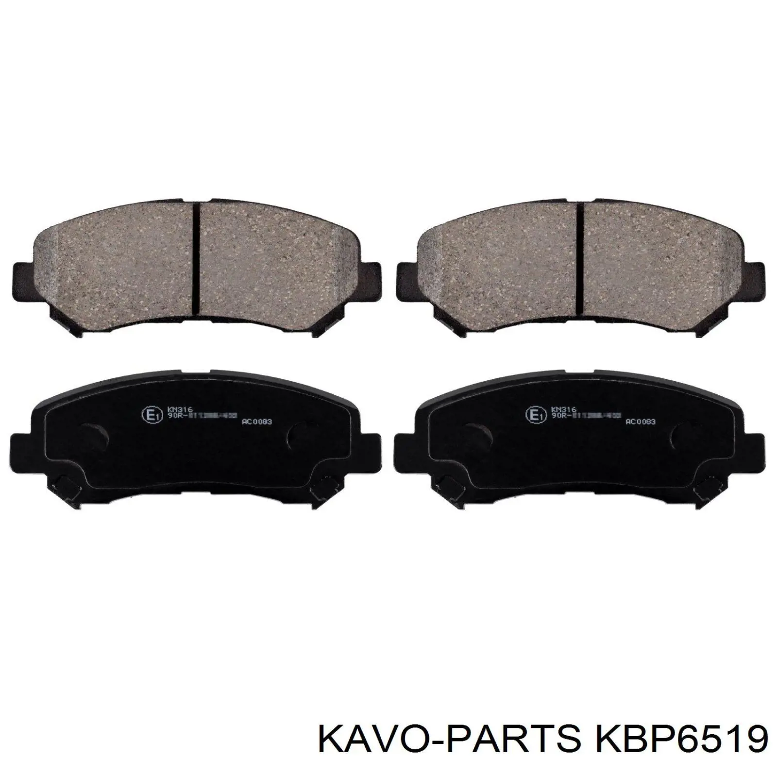 KBP6519 Kavo Parts Колодки передние