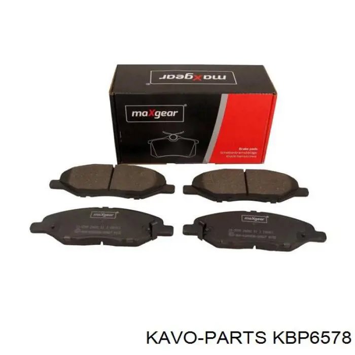 KBP6578 Kavo Parts Колодки передние