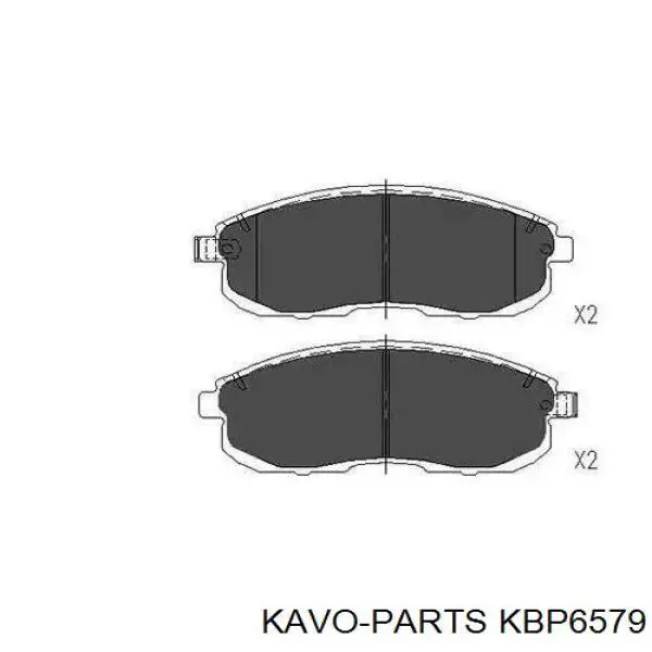 KBP-6579 Kavo Parts колодки тормозные передние дисковые