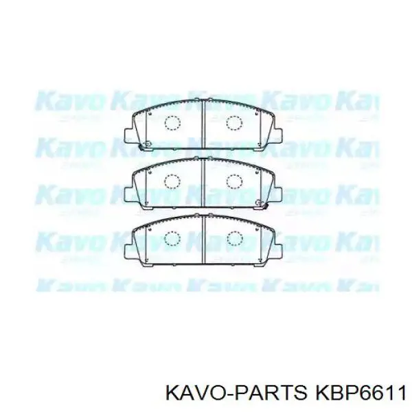 Передние тормозные колодки KBP6611 Kavo Parts