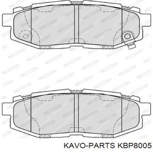 Задние дисковые колодки Kavo Parts KBP8005