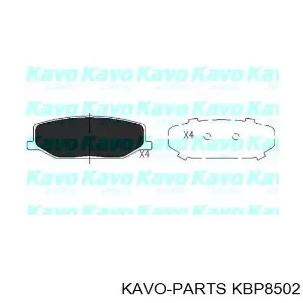 KBP-8502 Kavo Parts передние тормозные колодки