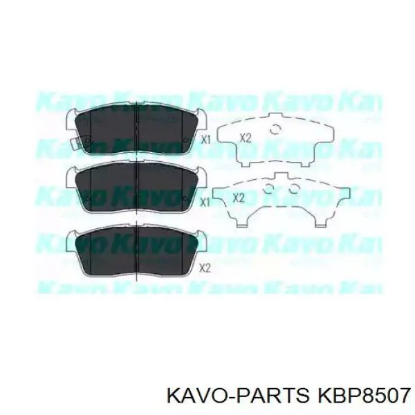 Передние тормозные колодки KBP8507 Kavo Parts