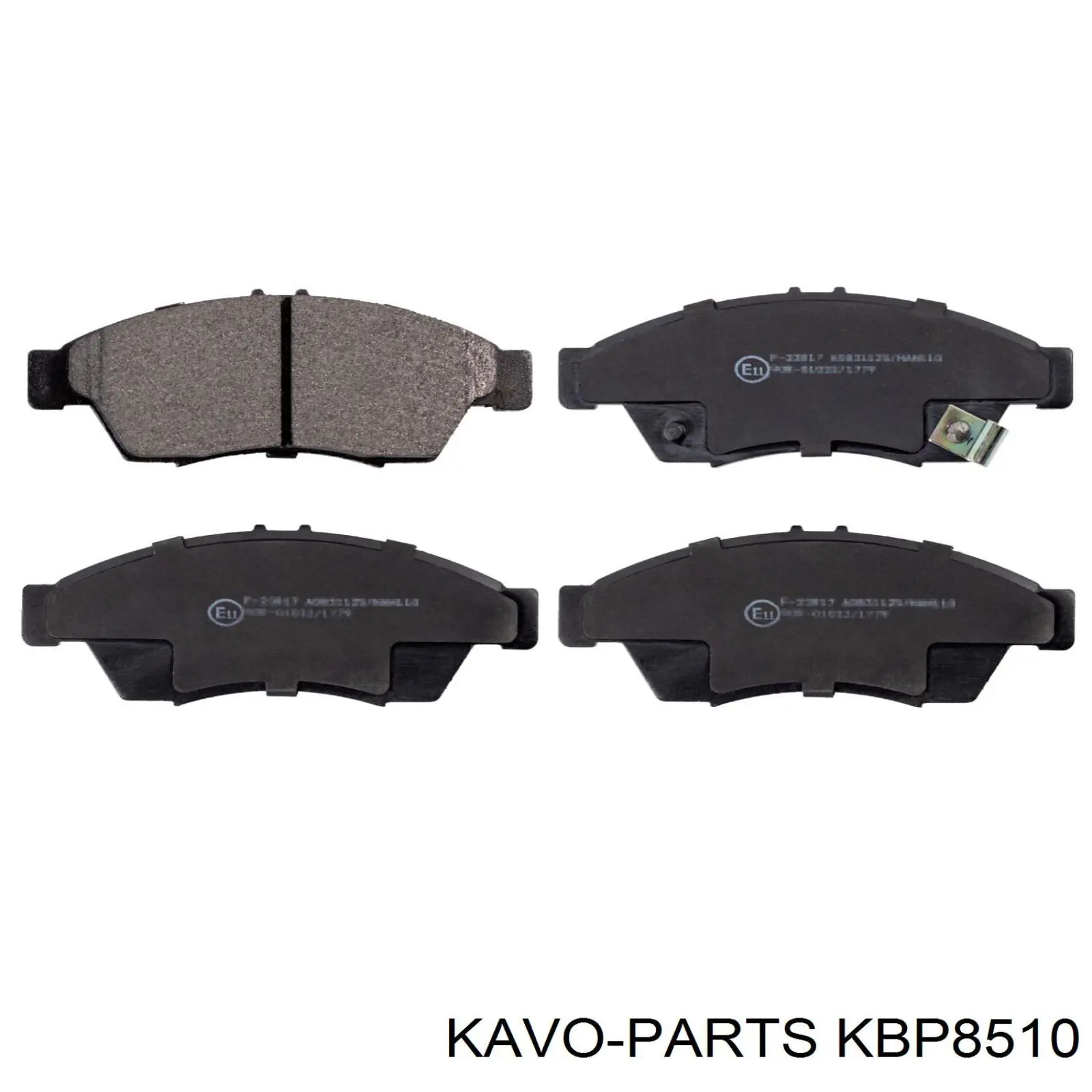 Pastillas de freno delanteras KBP8510 Kavo Parts