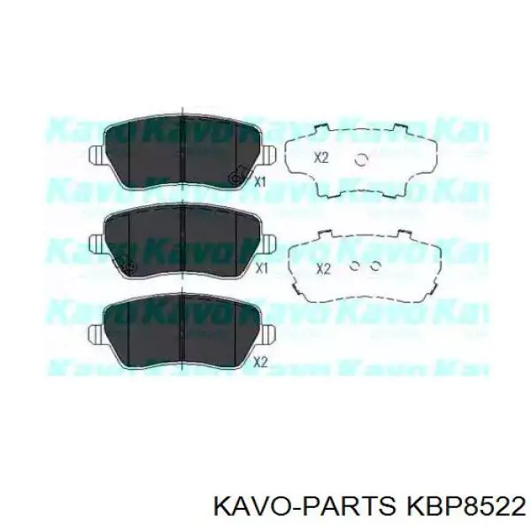 Купить KBP8522 Kavo Parts Колодки тормозные