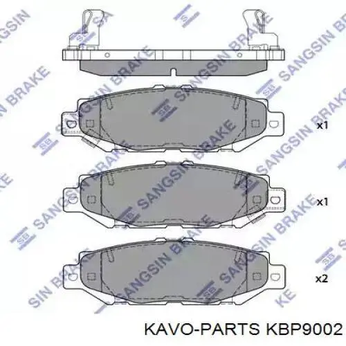 Купить KBP9002 Kavo Parts Колодки тормозные