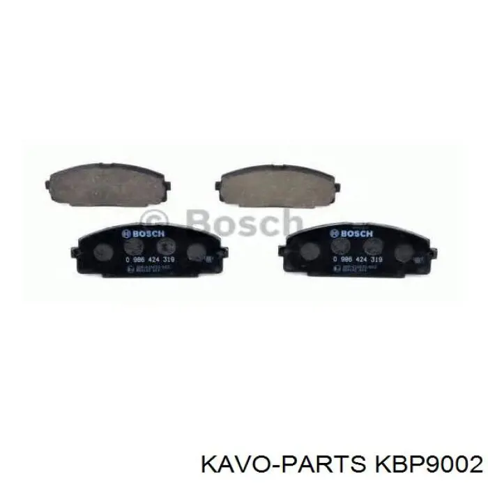 Тормозные колодки Kavo Parts KBP9002
