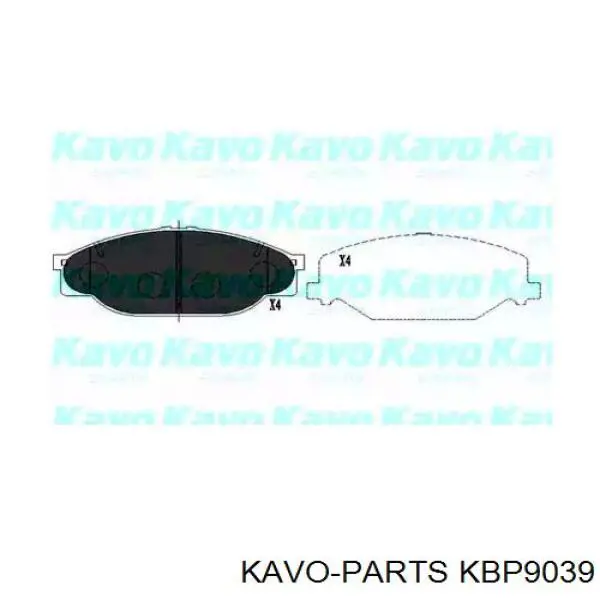 Передние тормозные колодки KBP9039 Kavo Parts