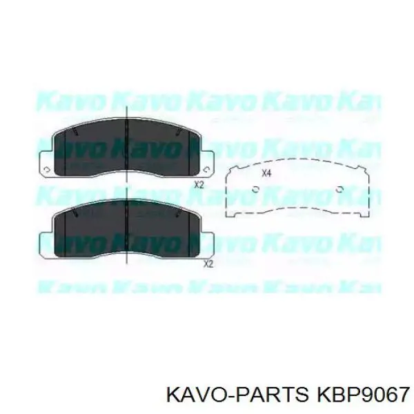 0446536030 Toyota Колодки передние