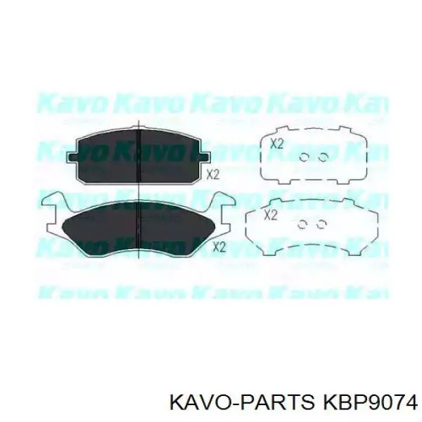 KBP-9074 Kavo Parts передние тормозные колодки