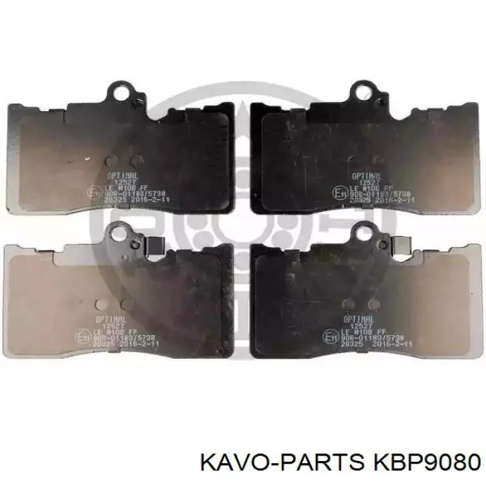 Купить KBP9080 Kavo Parts Колодки тормозные