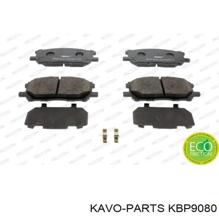 Тормозные колодки Kavo Parts KBP9080