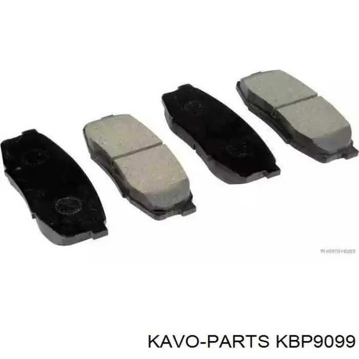 Купить KBP9099 Kavo Parts Колодки тормозные задние, дисковые