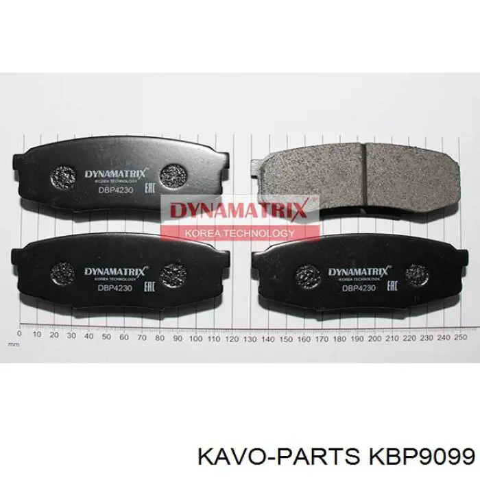 KBP9099 Kavo Parts Колодки тормозные дисковые комплект