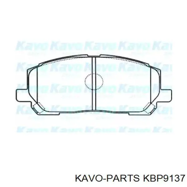 Передние тормозные колодки KBP9137 Kavo Parts