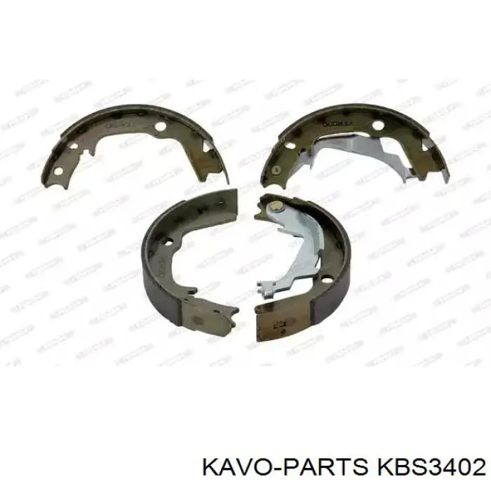 KBS3402 Kavo Parts Барабанные тормозные колодки