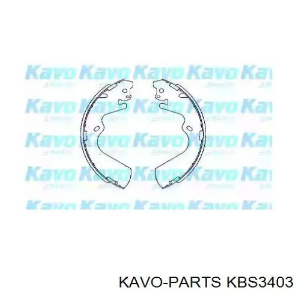 Задние барабанные колодки KBS3403 Kavo Parts