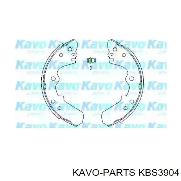Задние барабанные колодки KBS3904 Kavo Parts