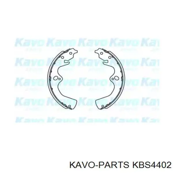 KBS-4402 Kavo Parts колодки тормозные задние барабанные