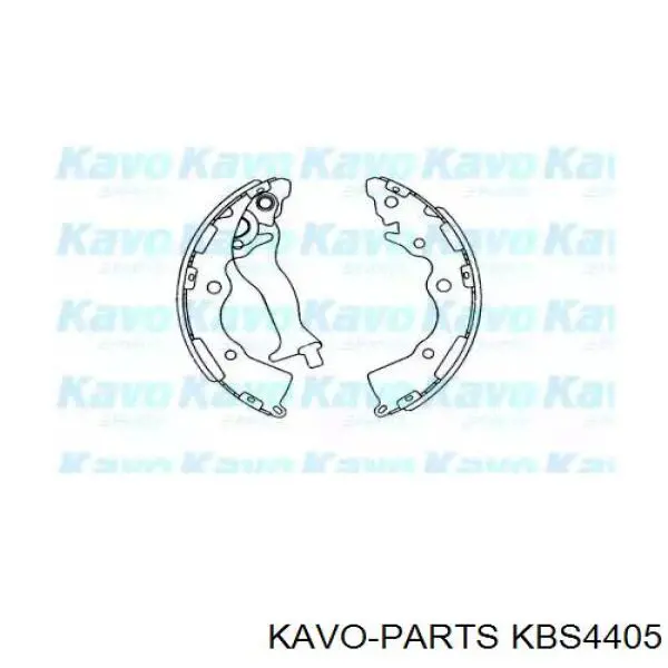 Задние барабанные колодки KBS4405 Kavo Parts