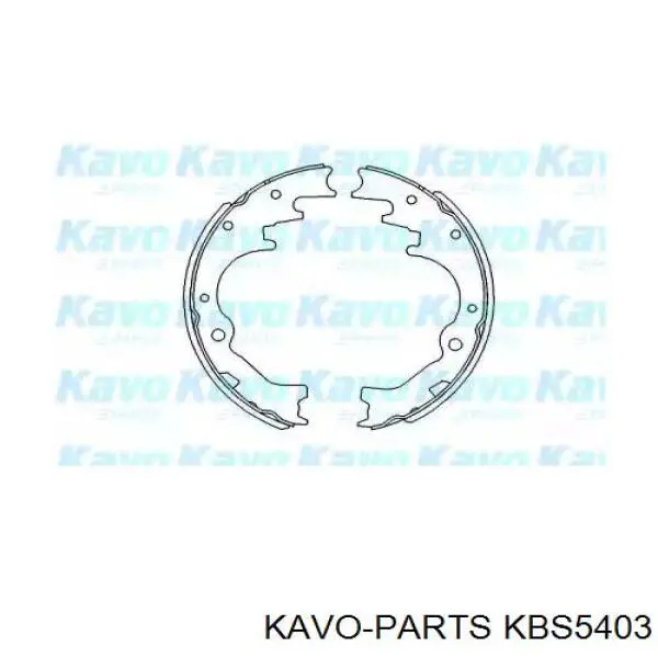 Задние барабанные колодки KBS5403 Kavo Parts