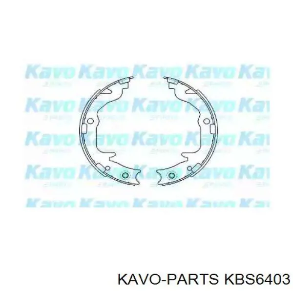 Колодки ручника (стояночного тормоза) Kavo Parts KBS6403