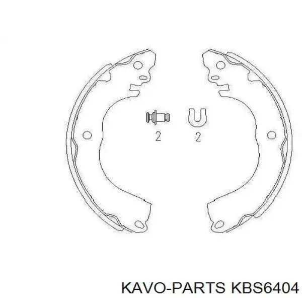 Колодки стояночного тормоза Kavo Parts KBS6404