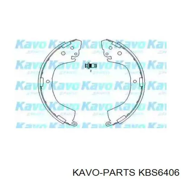 Колодки тормозные задние барабанные Kavo Parts KBS6406